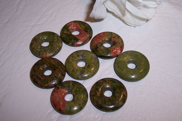 UNAKITE Donut Bead 20mm