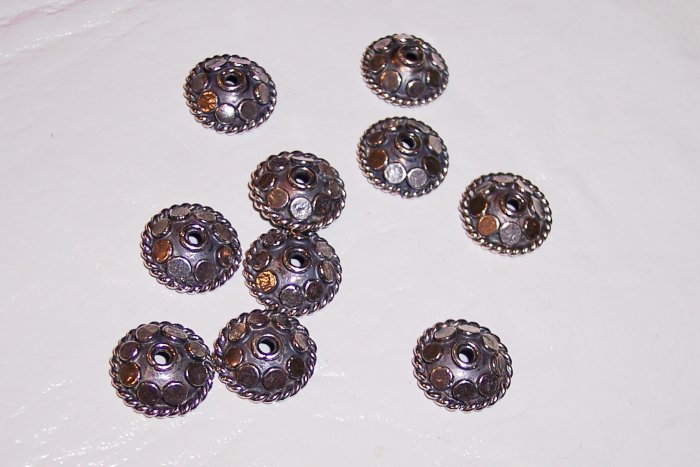 Sterling Silver Bali Bead Cap for 8-10mm Beads #65