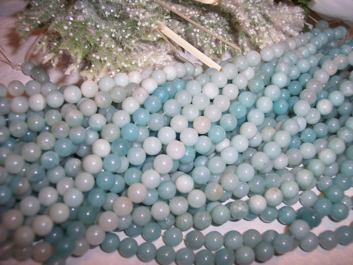 AMAZONITE 6mm Round Beads