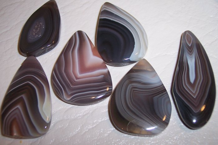 BOTSWANA AGATE Freeform Focal Bead