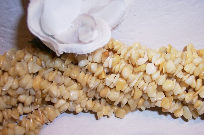 JADE !! Yellow Jade Chips 36" strand