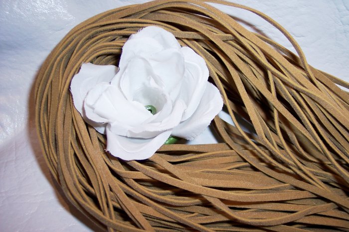 Faux Suede Cord 1mm TAN 5 Meters