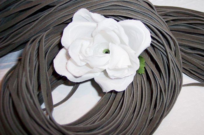 Faux Suede Cord 1mm GREY 5 Meters