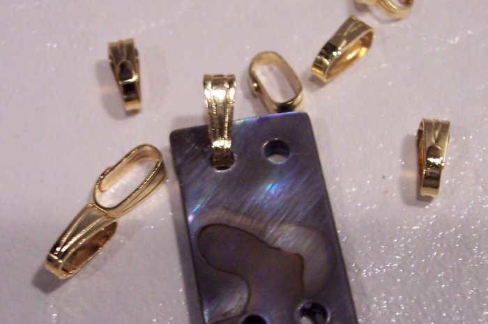 SNAP BAILS Gold Plated small Q.25