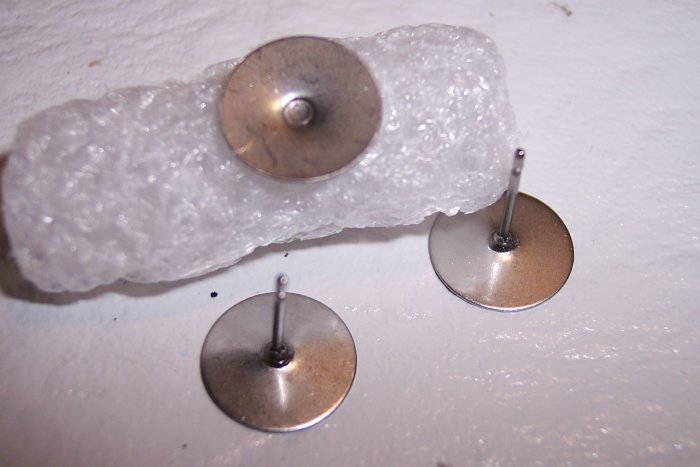 Earring Pad Posts 20 pcs. 10mm Cup