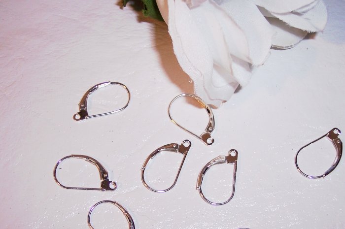 LEVER BACK Earring Wires STERLING SILVER 10 pcs.