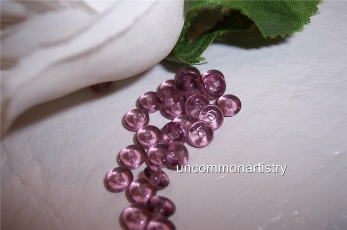LT. AMETHYST 4mm Czech Rondells q.100