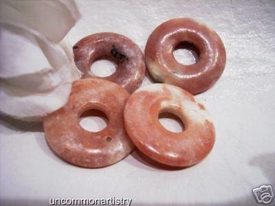 LEPIDOLITE (pink) Donut Bead 40mm