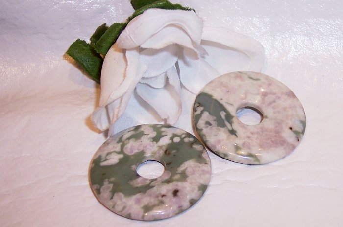 PEACE JADE Donut Bead 20mm