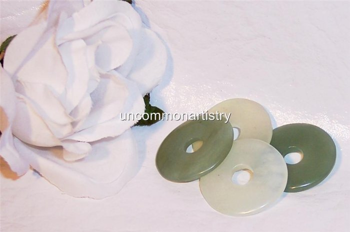 NEW JADE Donut Bead 25mm