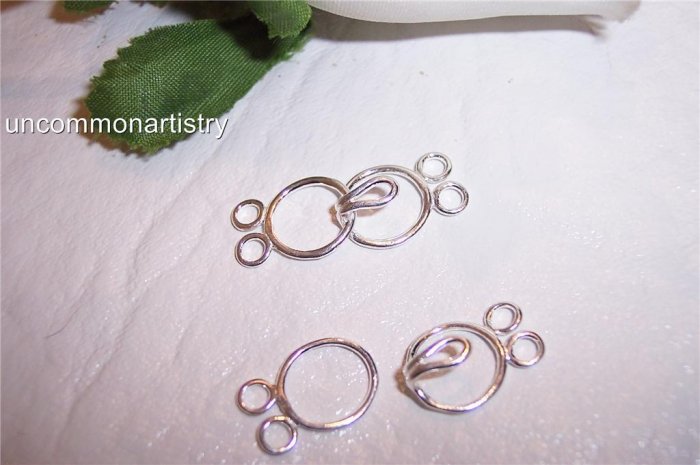 Sterling Multi-Strand 2 Strand Reducer Clasp q.2