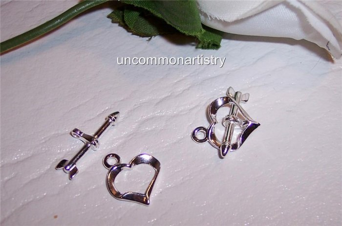 TOGGLE Sterling Silver Fancy Heart