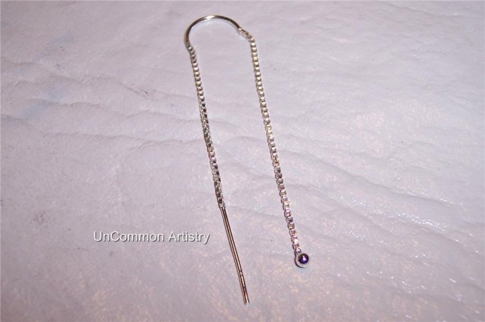 THREADERS w/ ear bridge 4" Sterling Silver Ear q.10