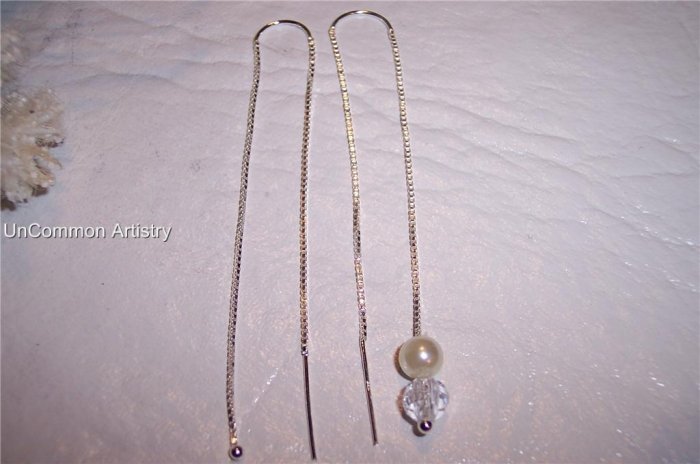 THREADERS w/ ear bridge 6" Sterling Silver Ear q.10