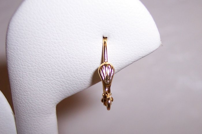 LEVER BACK Ear Wires Gold Plated q.20