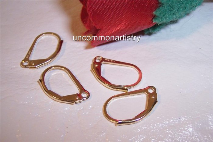 LEVER BACK Ear Wires Gold Filled q.2