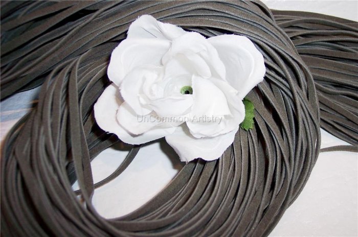 FAUX SUEDE Cord 1mm GREY 5 Meters