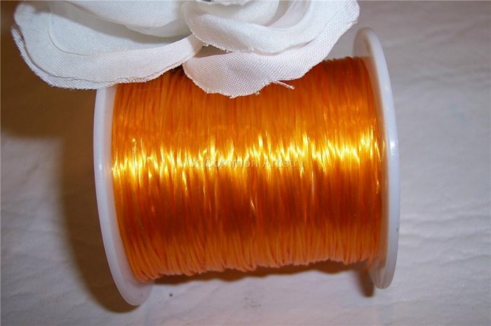 ELASTIC CORD 30meters LIGHT ORANGE