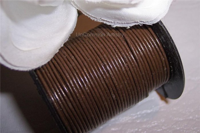 LEATHER CORD .5mm BROWN 5 yards