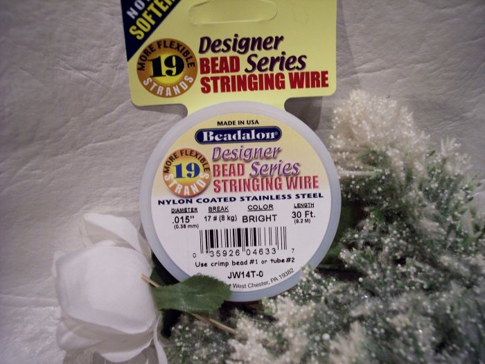 BEADALON 19 Strand 30ft. Bright .015"