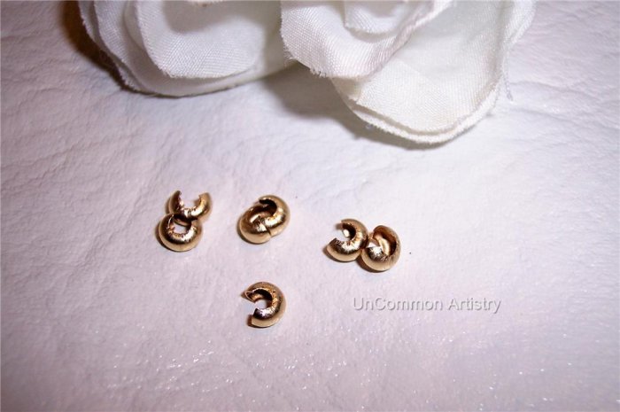 CRIMP COVERS Gold Filled 3mm q.20