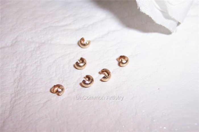 CRIMP COVERS 14kt. Gold Filled 2.4mm q.20