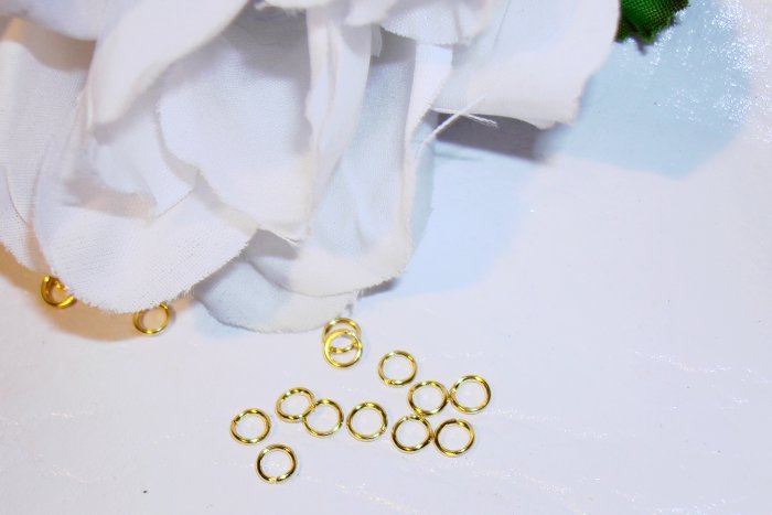 4mm OPEN GOLD PLATED Jump Rings 21g. q.100