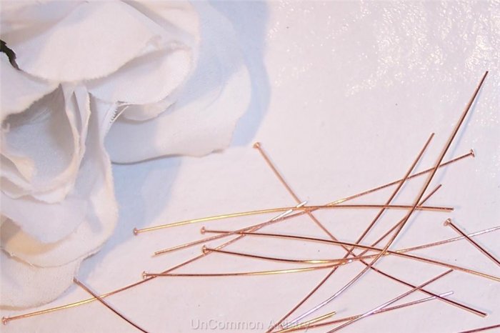 2" HEAD PINS 26 Gauge COPPER q.50