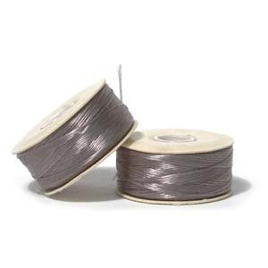 NYMO Nylon Beading Thread SIZE B GREY 72 yards