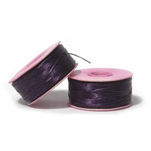 NYMO Nylon Beading Thread SIZE B PURPLE 72 yards