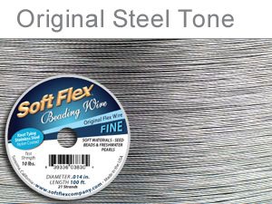 Soft Flex 19 Strand Best Beading Wire .014 Inch 30 Ft.