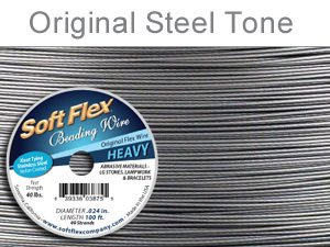 Soft Flex 49 Strand Best Beading Wire .024 Inch 30 Ft.