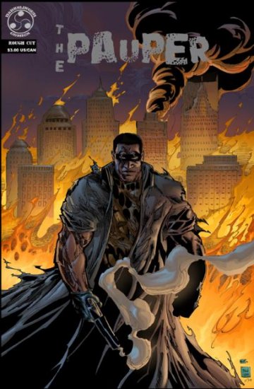 THE PAUPER CITY ON FIRE POSTER/PRINT DARKSLINGER COMICS