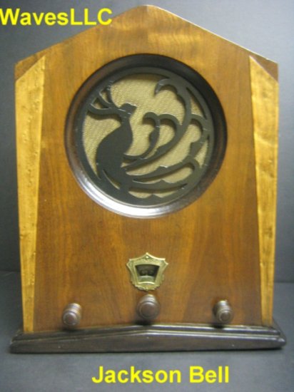 Jackson Bell "Peacock" Cathedral Radio