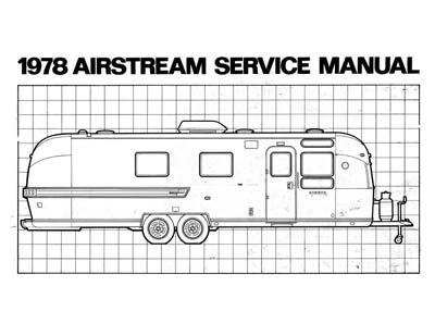 1978 Airstream Factory Service Manual