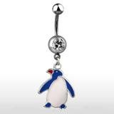PENGUIN BELLY RING