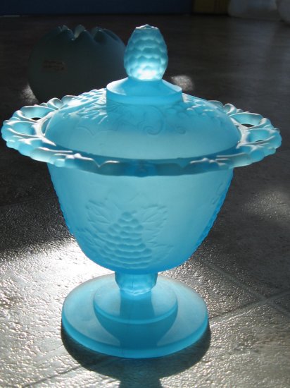 Indiana Glass Spooner with Lid