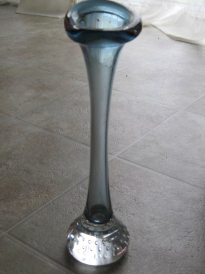Elegant Scandanavian Aseda Glass "Bone Vase"