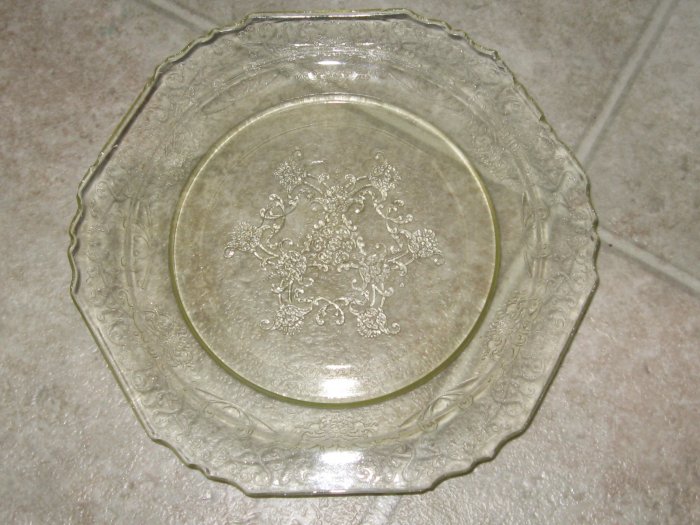 Florentine Depression Glass Plates Poppy No 1