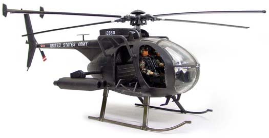 BBi Elite Force 1:18 Scale "Night Stalker" MH-6 Little Bird Helicopter