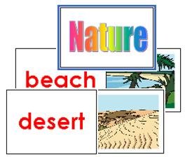 Nature Flash Cards - (English)