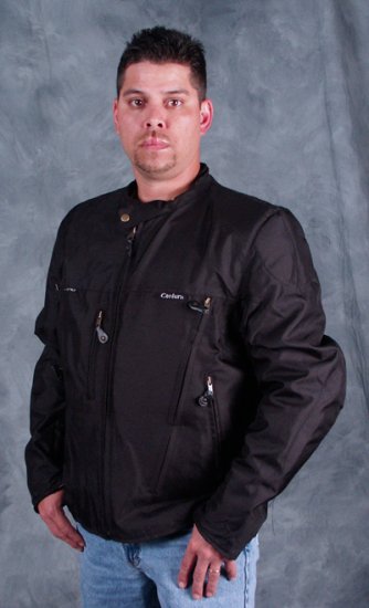 Mens Reversible Leather Motorcycle Jacket