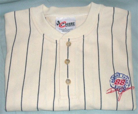 NASCAR Dale Jarrett Robert Yates Racing Baseball Jersey .. Large