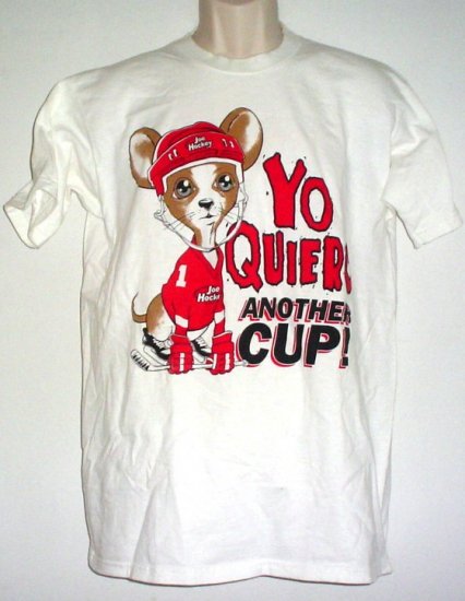 Vintage Detroit Red Wings Hockey tee shirt. Size Large L 1998