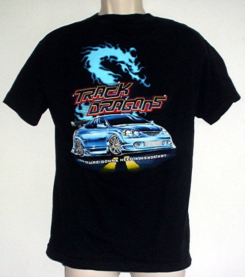 Track Dragons street racing tee sh1rt Sideout Medium