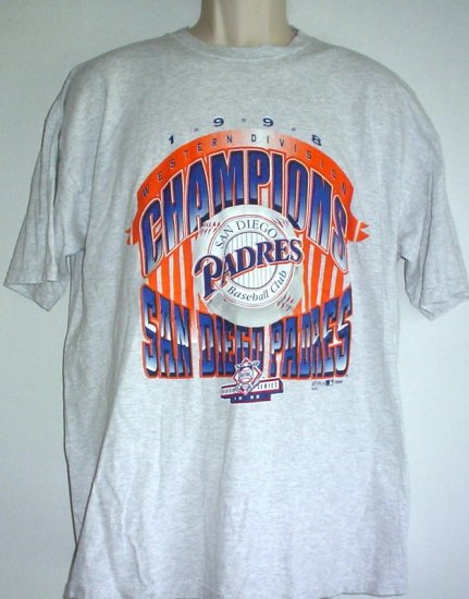 Vintage San Diego Padres baseball Division Champs 1998 Large