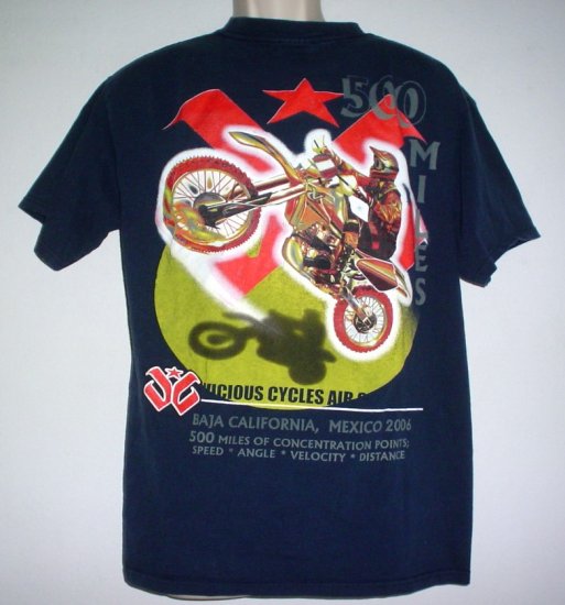 Vintage Baja 500 Race Shirt Motorcycle 2006 Large