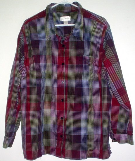 Womans shirt 3X checked Christopher & Banks CJ Banks