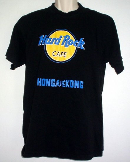 Hard Rock Cafe tee shirt Hong Kong Black XL