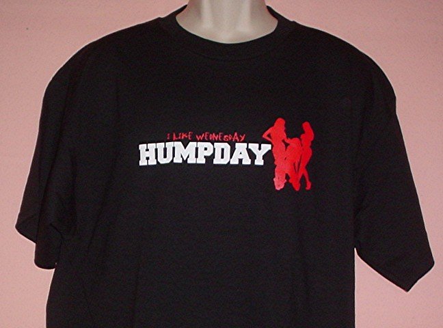 Tee shirt WEDNESDAY IS HUMP DAY XL